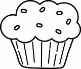 Muffin coloring Page  ColouringPages sketch template