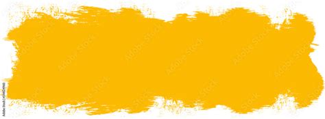 Orange brush stroke isolated on background. Paint brush stroke vector for ink paint, grunge ...