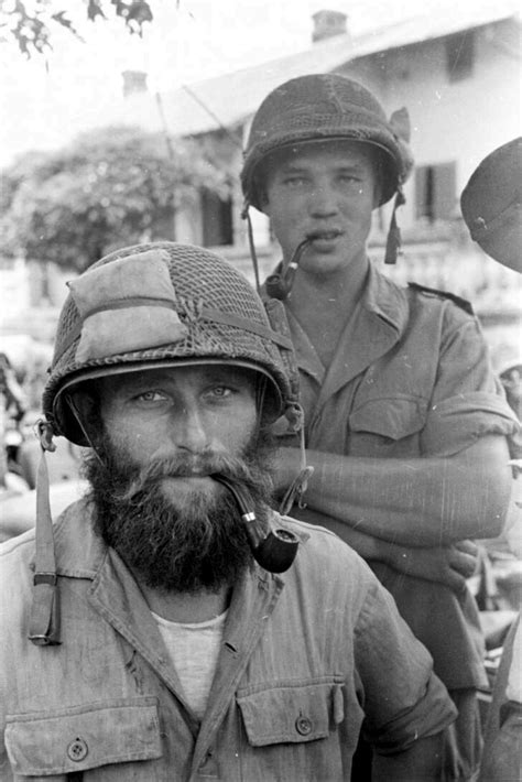 Two French legionnaires in Vietnam. First Indochina war, 1950. [729 x 1093] Photo taken by ...