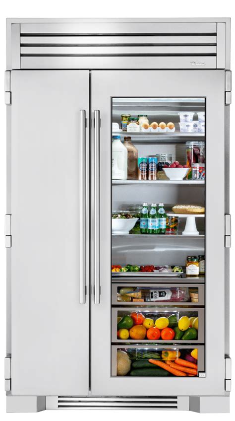 Clear Glass Door Refrigerator Residential - Glass Designs