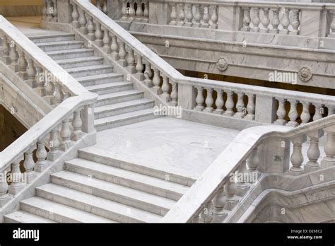 Marble Building Interior Stock Photo - Alamy