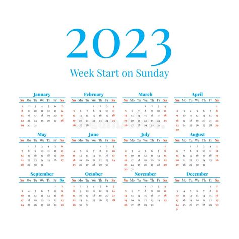 [High Resolution] 2023 Calendar With Week Numbers