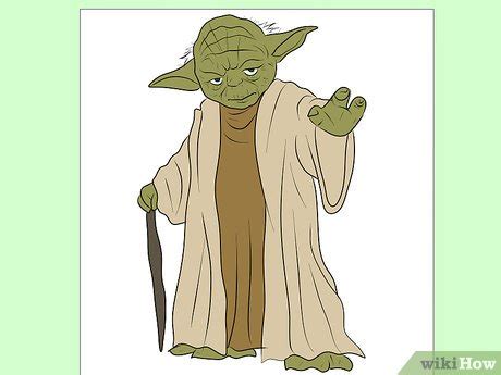 Cómo dibujar a Yoda de La Guerra de las Galaxias: 7 Pasos