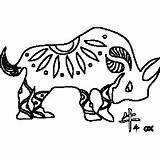 Ox Chinese Zodiac Coloring Page sketch template