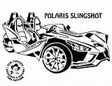 Polaris Slingshot Outline sketch template