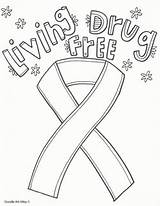 Drug Awareness Week Coloring Pages sketch template