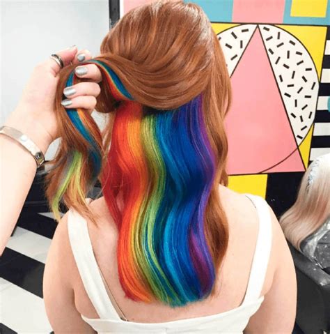 Inspiration For A Rainbow Hair Look - Human Hair Exim