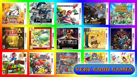 Very Good Games: Nintendo 3DS Systems: great library on a bit outdated devices