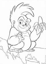Gorilla coloring Pages To Download And print For free sketch template