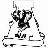 Alabama Football Elephant Hi Coloring Page Sketch sketch template