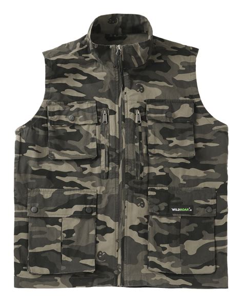 WildRoar Photography Jacket- Green Camo- Lightweight – WildRoar.in