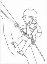Mountain Climbing Coloring Pages sketch template