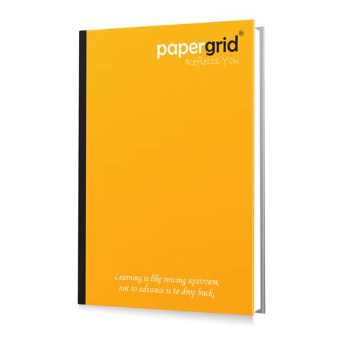 Papergrid Notebook - A4 (29.7 cm x 21 cm), Unruled, 356 Pages, Hard Co