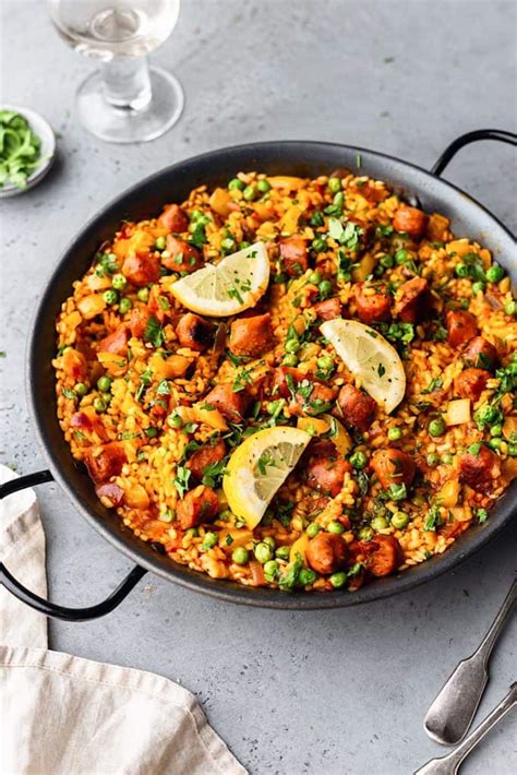 Vegan Chorizo and Vegetable Paella - Cupful of Kale