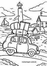 Malvorlage In Den Urlaub Fahren  Ausmalbild Kostenlos Herunterladen sketch template