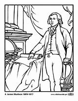 Coloring Page 04 James Madison  Free Printable coloring Pages Img 12595 sketch template