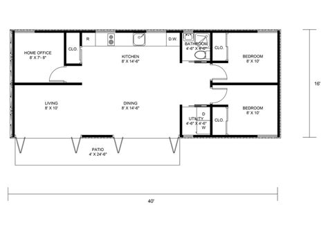 Shipping Container Home Floor Plans 2 Bedroom Standar - vrogue.co