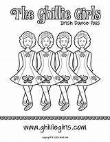 Irish Girl Coloring Pages sketch template