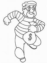 Pages Robbers Spiderman Coloring Cartoon Colouring Caught Two Printable  sketch template