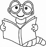 Coloring Pages Reading A Book sketch template