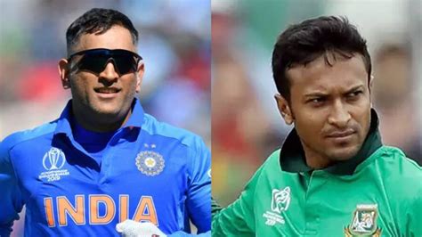 Shakib Al Hasan names MS Dhoni captain of his all-time ODI XI