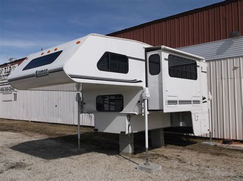 2002 Lance Cabover Slide-In Pick Up Camper- 6' Slide Out- Side Door ...