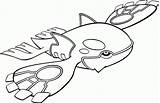 Free Kyogre Coloring Page Download Png  sketch template