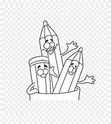 Free Png Colored Pencil Coloring Pages Image With  Color Crew sketch template