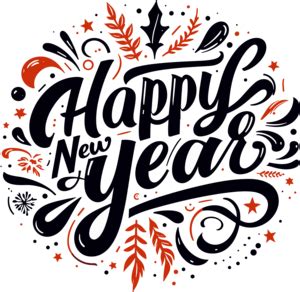 Happy New Year Logo PNG Vector (SVG) Free Download