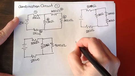 Combination Circuits Practice Problems