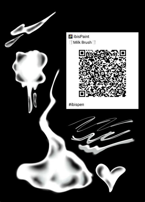 a black and white photo with qr - code for the image above it is an illustration of a flowing liquid