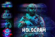 Hologram Photoshop Effects