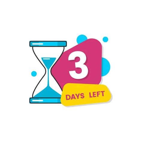 3 days left Vector Art Stock Images | Depositphotos