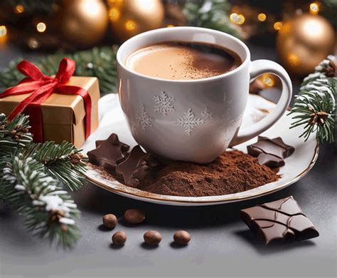 Animated: Warm Coffee and Chocolate by Fluffy Fir Tree Email Background ...