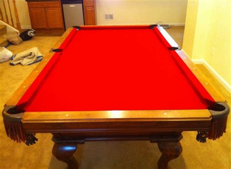 Pool Table Re-Felt | AK Pool Tables LLC