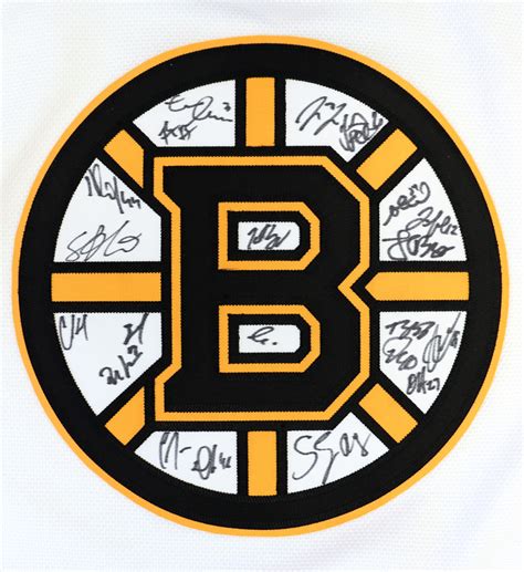 Charitybuzz: Boston Bruins Memorabilia Package: Jersey Signed by Membe... - Lot 483958