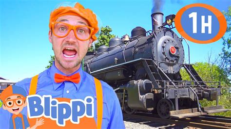 Blippi Explores a Steam Train | 1 HOUR OF BEST OF BLIPPI | Educational Videos for Kids | Blippi Toys