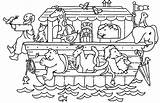 Printable Noahs Ark Coloring Page sketch template