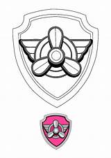 Paw Patrol Badges Coloring Pages  Paw patrol coloring sketch template