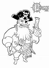 Blackbeard Coloring Page Printable Pages sketch template
