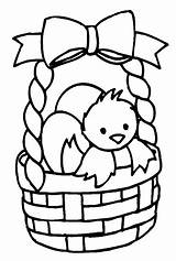 Easter Chick Coloring Pages Drawing Baby Chicken Printable Cute Chicks  sketch template