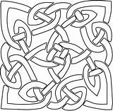 Celtic Chain Coloring Page sketch template