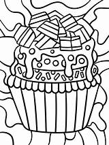 Sweet Muffin With Toppings Food Coloring Page Dessert Drawing Pastry  sketch template