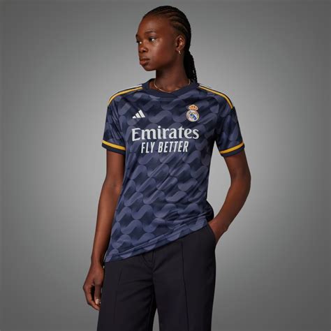 adidas Women's Soccer Real Madrid 23/24 Away Jersey - Blue adidas US