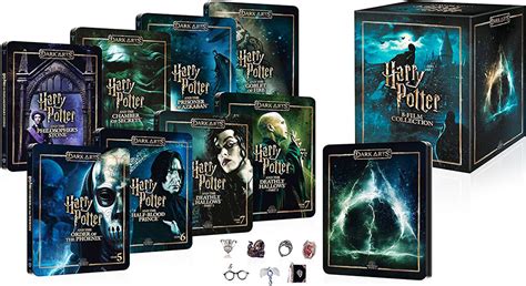 Coffret intégrale Harry Potter Steelbook Blu-ray 4K Dark Arts