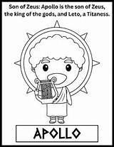 Apollo Coloring Pages  Greek Mythology & Mythical Creatures Ancient sketch template