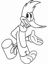 Woody Woodpecker coloring Pages sketch template