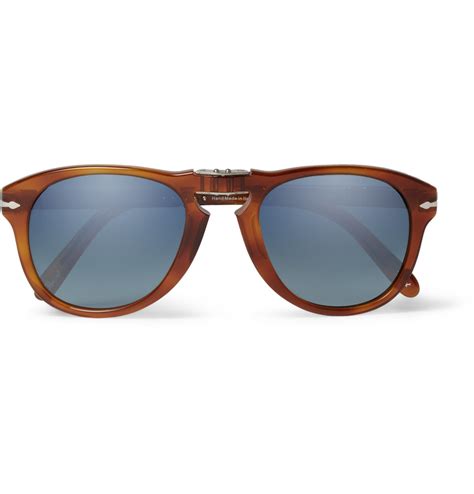 Persol Steve Mcqueen 714 54 Folding Acetate Sunglasses in Brown for Men ...