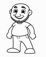 Cartoon Man With beard coloring pages 26850154 Vector Art At Vecteezy sketch template