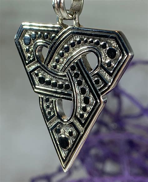 Trinity Knot Necklace, Celtic Jewelry, Irish Jewelry, Wiccan Jewelry, Triquetra Pendant ...